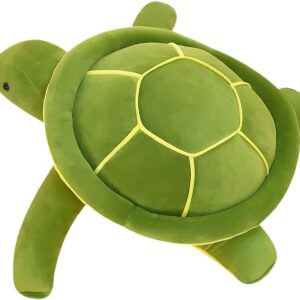 KCJDCDG Turtle Plush Toy, Children's Soft Cuddly Plush Toy Animal Tortoise Stuffed Animals, Turtle Plushies Dolls Toy Cartoon Turtle Soft Stuffed Doll Birthdays Gifts for Boy Girls