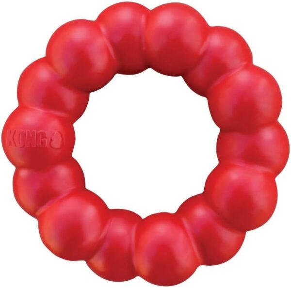 KONG - Ring - Durable Rubber Dog Chew Toy - For Small/Medium Dogs