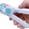 Laiking Cat Dog Nail Clippers and Trimmer, Pet Nail Clippers with LED Light Safety Guard Free Nail File Pet Steel Comb Sharp Blade Professional Grooming Tools Kit for Small Animals Claw Care (Blue)