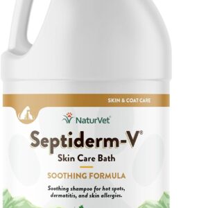 NaturVet Septiderm-V Skin Care Bath for Pets,-Gallon