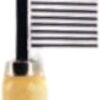 PET Grooming Comb Metal Double And Single Row Wooden Handle For Dogs Cats | Professional Deshedding Dematting Pet Supplies (Single Row)