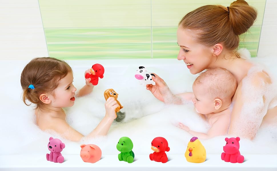 bath toys for toddlers 1-3 bathtub water squirt bath toy baby bath toys for 1 2 3 year old boys girl