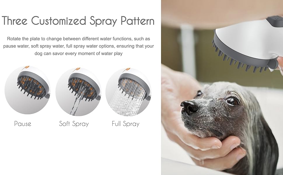 shower head spray patterns