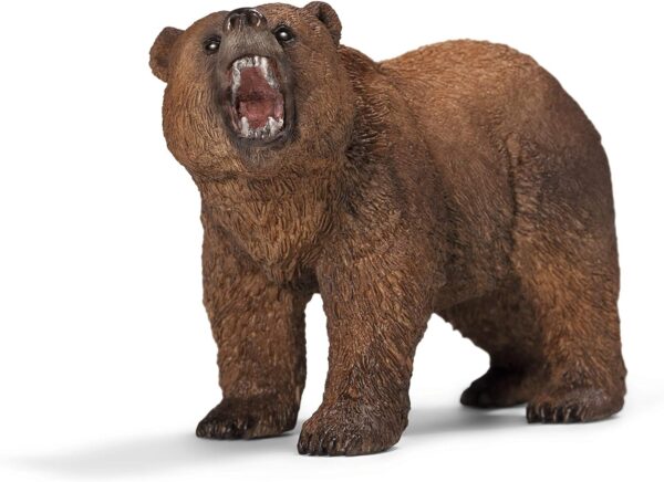 SCHLEICH 14685 Grizzly bear Wild Life Toy Figurine for children aged 3-8 Years