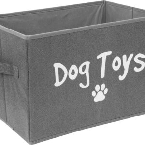 Smart Choice Dog Toy Box, Grey