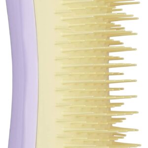 Tangle Teezer | Pet Teezer | Small Detangling and Dog Grooming Brush | Dry Brush or Dog Bath Brush | Lilac & Yellow