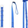 Techigher Pet Dog Grooming Loops, 3 Pcs Nylon Dog Grooming Belly Strap with Adjustable D-Rings for Pet Grooming Table Bathtub Dog Cat Puppy Bathing Supplies blue