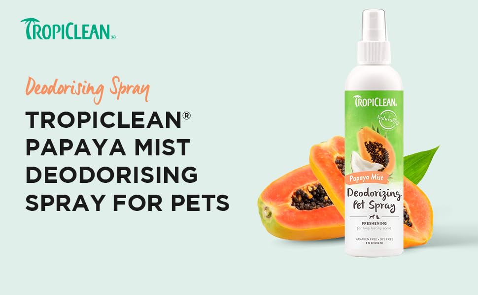 Tropiclean Papaya Mist Deodorising Spray