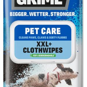 UltraGrime Pet Cleaning Wet Wipes 40 Thick Wipes - Pet Wipes Dog Cleaning Wipes - Cat Wipes - Pet Wipes For Cats - Puppy Wipes Clean Paws Dog Paw Wipes Dog Wipes For Smelly Dogs Grooming