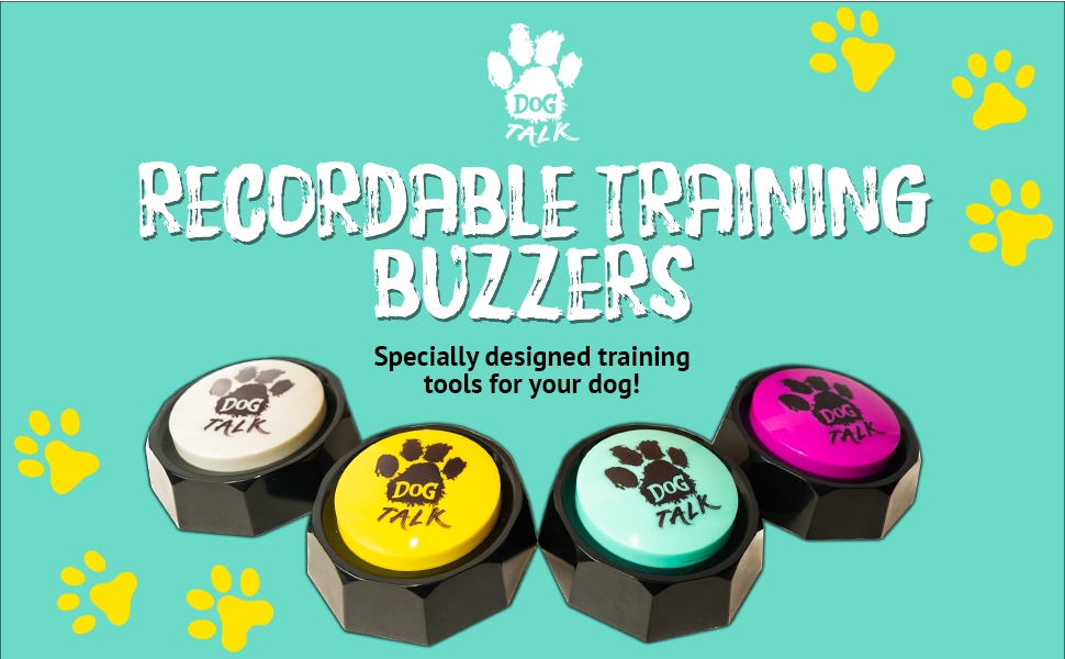 Dog Talk Recordable Training Buzzers