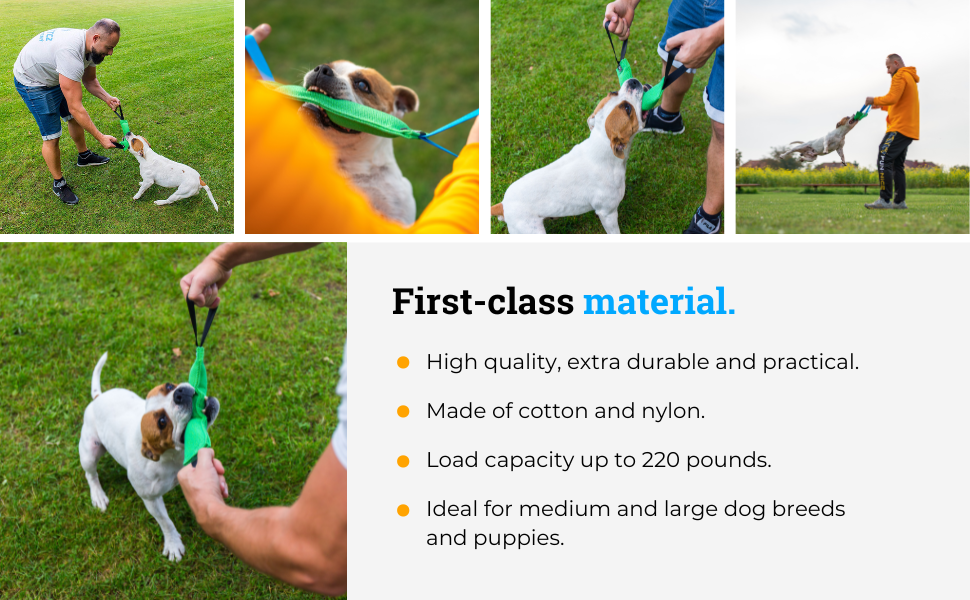 Durable tug toy for dog