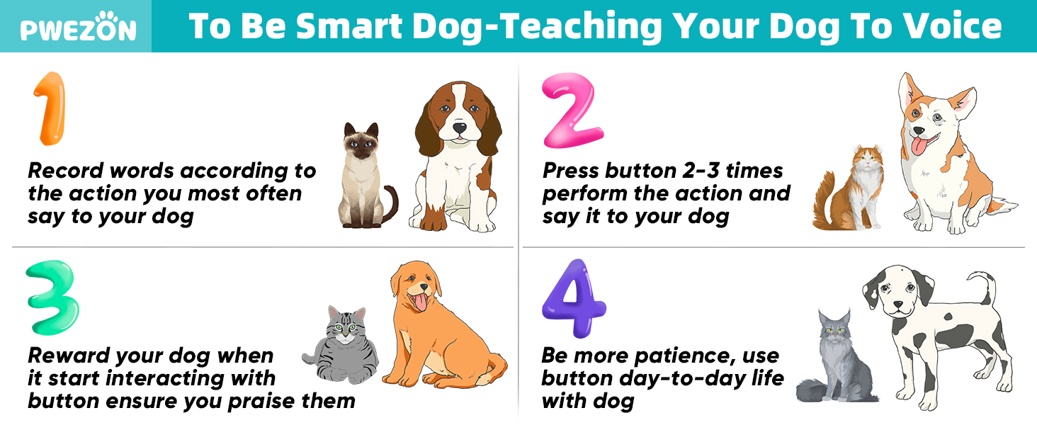 Dog Recordable Training Buttons