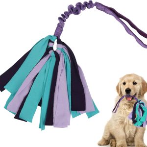 wodoca Interactive Dog Toys, Dog Rope Toys for Aggressive Chewers -Tough Rope Tug of War Dog Toys, Dog Tug Toy for Boredom for Small Medium Puppy Interacting Games (Purple)