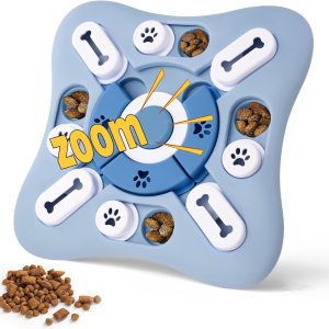 Dog Puzzle Toys, Interactive Dog Toys for Large Medium Small Smart Dogs, Dog Enrichment Toys Dog Mentally Stimulation Toys for Training, Dog Treat Chew Toy Gifts for Puppy & Cats (Sky Blue)