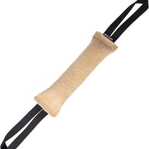 Dingo Gear Tug Toy for Dog Training Agility Tug of War, Jute Dog Bumper with Two Handles, Dog Bite Pillow for Aggressive Chewers, 11" S00146