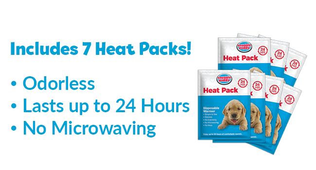 Snuggle Puppy Heat Packs - Includes 7 heat packs