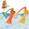 2 Pack Floating Dog Toys, Water Fetch Dog Pool Toys, Interactive Training Bumper for Water Retrieving Pool Floating Toys for Dogs