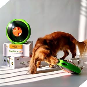 SNIFFIZ SMELLY UFO INTERACTIVE DOG PUZZLE TOY