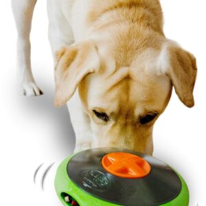 SmellyUFO Durable Interactive Treat Dispensing Puzzle/Enrichment Toy for Dogs - Mind Stimulating Food Game/Slow Feeder/Wobble Toy - from Small Puppies to Large Dogs