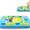 Dog Puzzle Toys,Dog Slow Feeder, Dog Interactive Feeder Puzzle,Pet Feeding Toys for IQ Training, Squeaky Enrichment Mentally Stimulation Toys