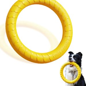 Dog Toys for Aggressive Chewers,Flying Ring for Dog Training,Chewing Cathing Form Toys