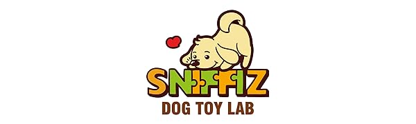 SNIFFIZ DOG TOY LAB LOGO