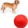 Toddmomy 3pcs Dog Toy Training Dog Ball Pet Supplies Red