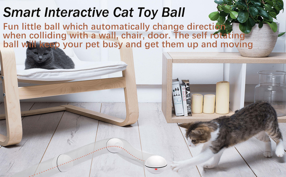 YOFUN Smart cat toy ball