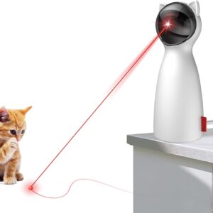 Automatic Cat Laser Toy Interactive Cat Toys for Indoor Cats/Kitty/Dogs,​​Laser Toys for Bored Indoor Adult Cats