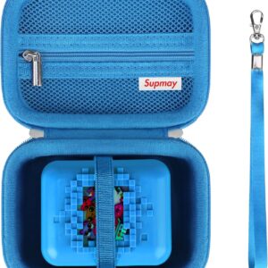 Carrying Case for Bitzee, Disney Interactive Toy/Magicals Interactive Toy Digital Pet, Gifts For Virtual Pet Enthusiast/Girls & Boys, Travel Case with Mesh Pocket for Battery, Cable,Light Blue