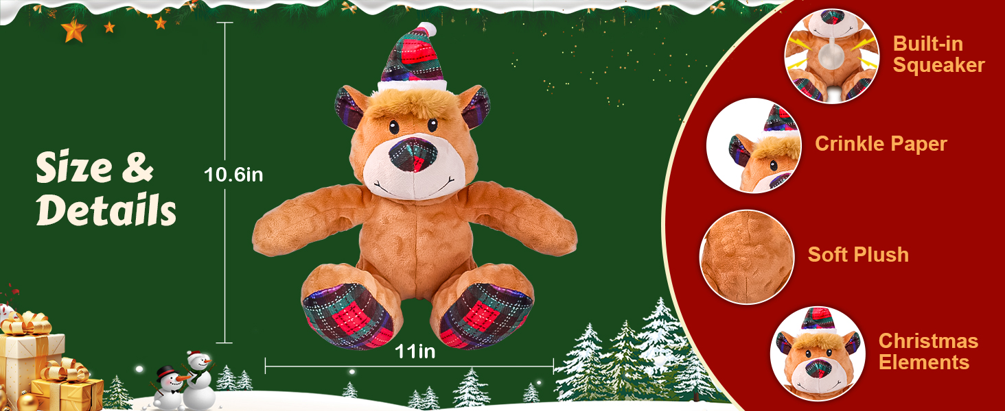 christmas dog toys for large dogs