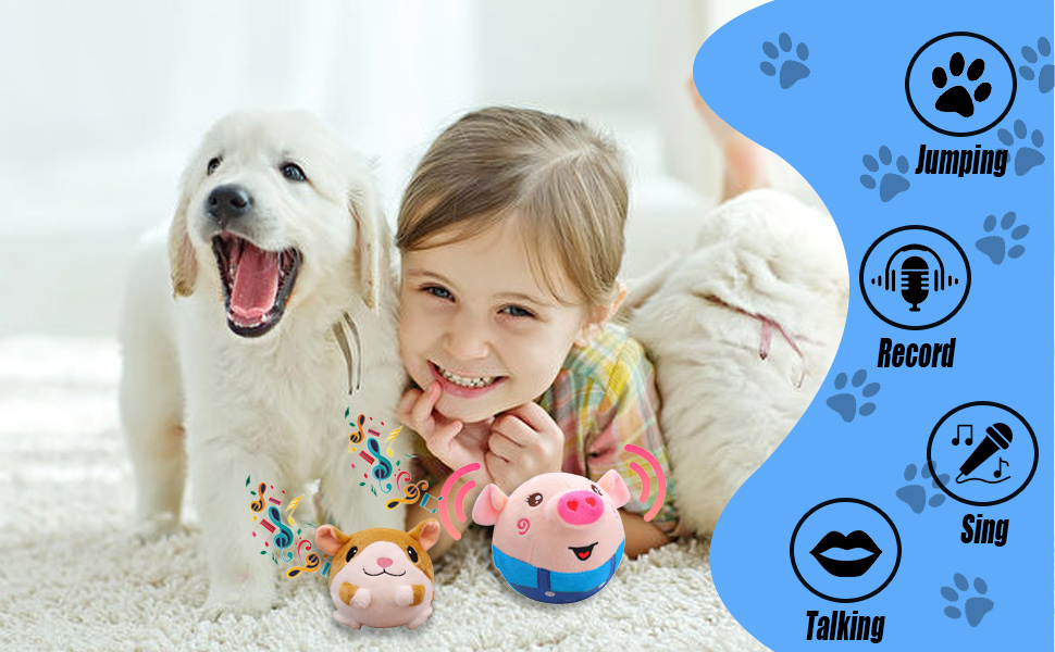 bouncing piggy balls for dogs,interactive dog toys