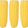 3PCS Dog Chew Corn Toys, Sounding Interactive Training Toy, Relieve Boredom Corn Toys for Pet Tooth Grinding