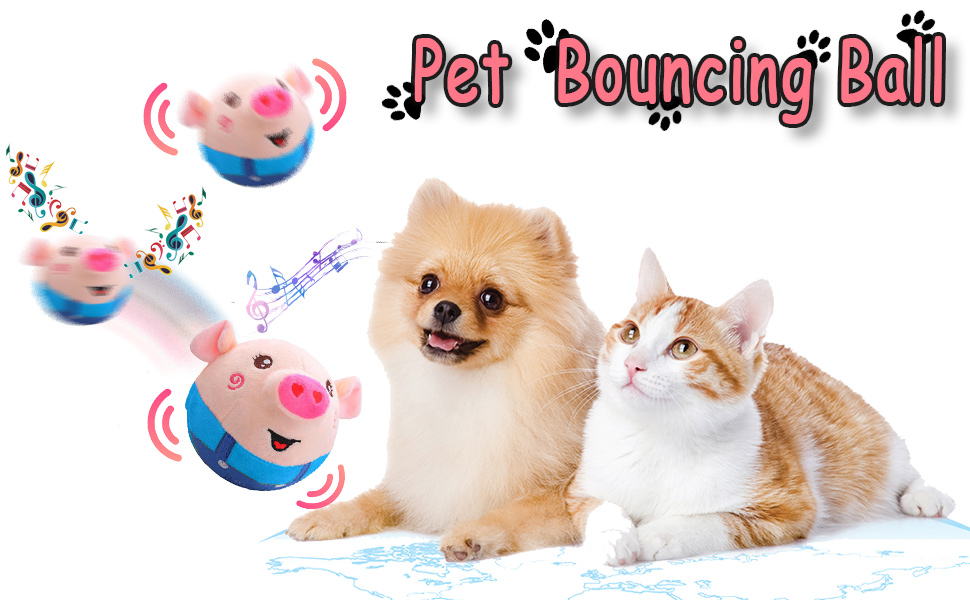bouncing piggy balls for dogs,interactive dog toys