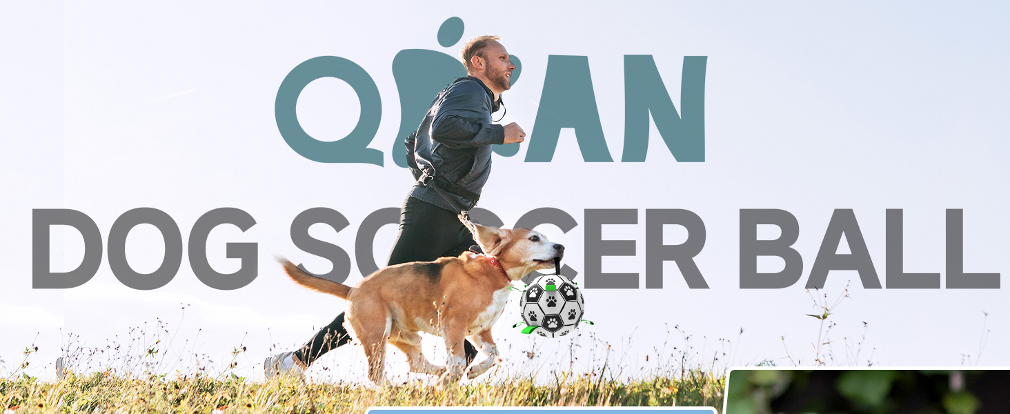 QDAN Dog Soccer Ball