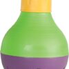Starmark Bob-A-Lot Interactive Dog Pet Toy, Large, Yellow/Green/Purple