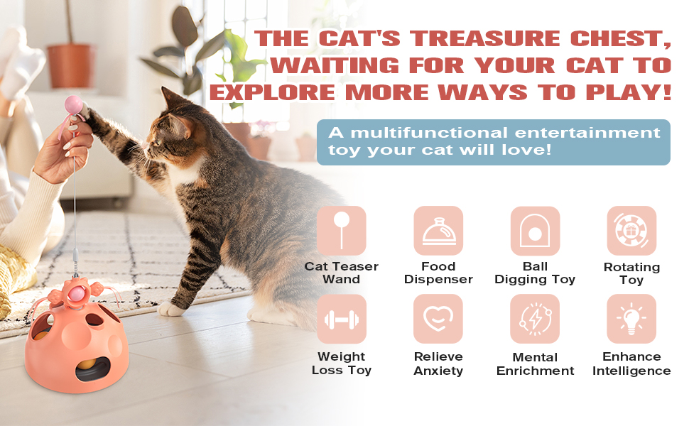 interactive cat wand toys