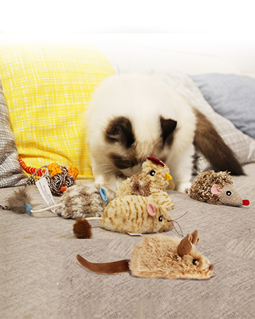 moving mouse cat toy