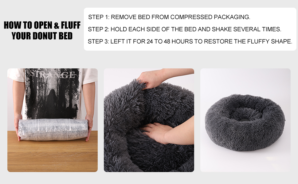round dog bed