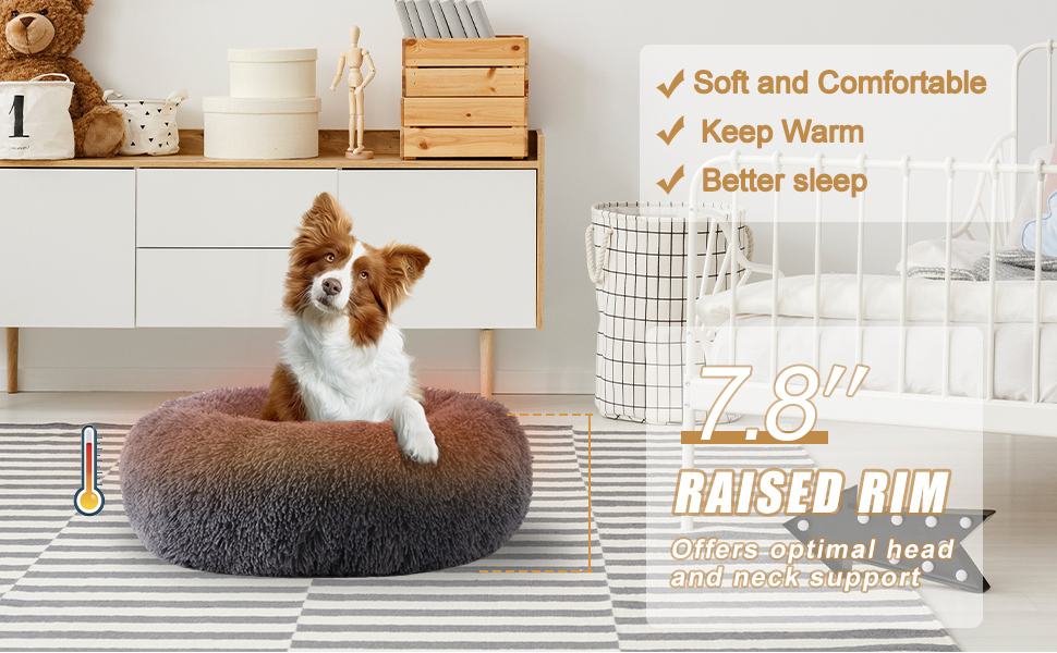 round dog bed