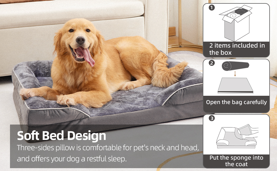 washable dog bed，dog couch bed