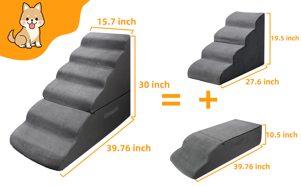 tall pet stairs for high beds