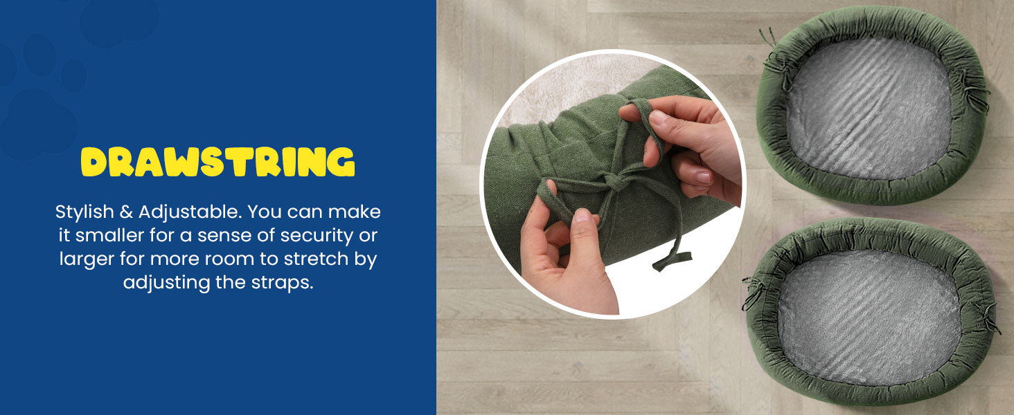 You can make it smaller or larger by adjusting the straps
