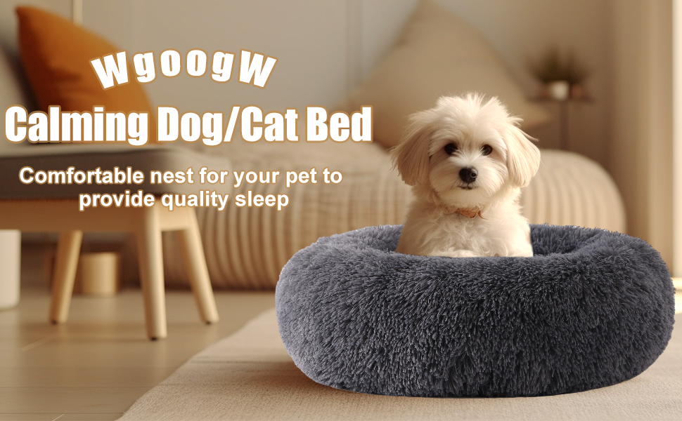 round dog bed