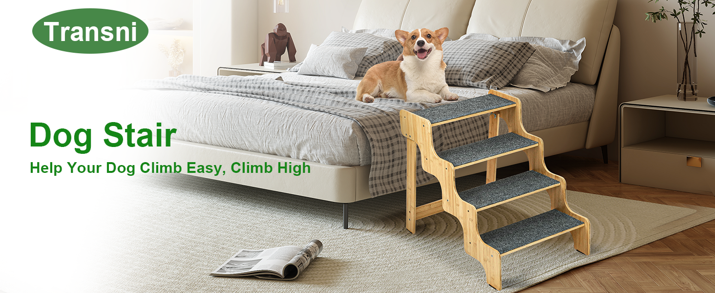 pet steps bamboo