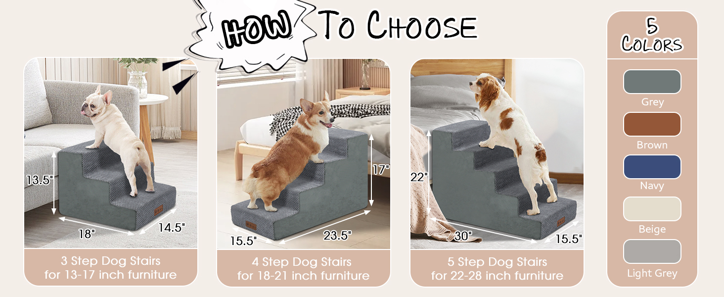 pet stairs for high beds