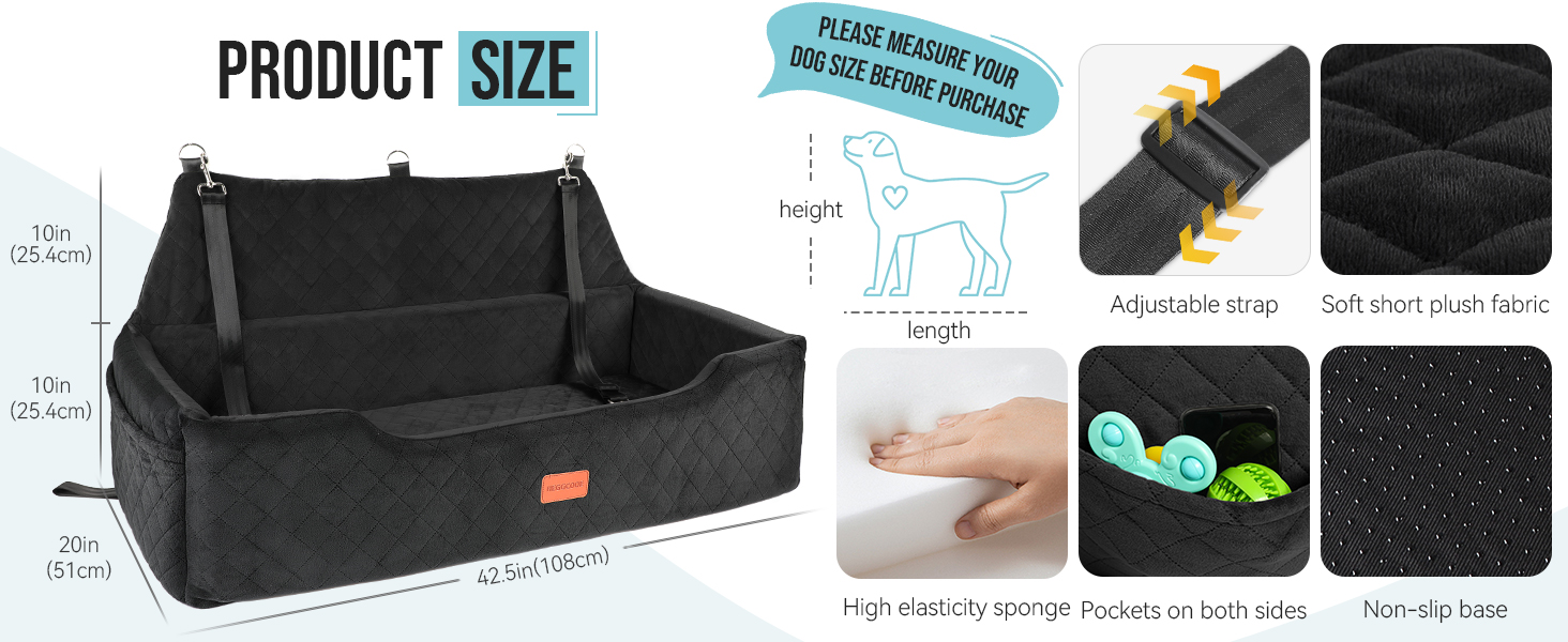 large dog car seat