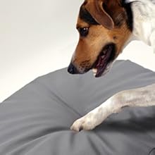 Dog Bed Covers Soft Replacement Washable, Waterproof Dog Bed Liner Grey Pet Bed Cover