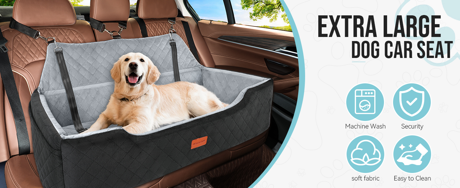 large dog car seat