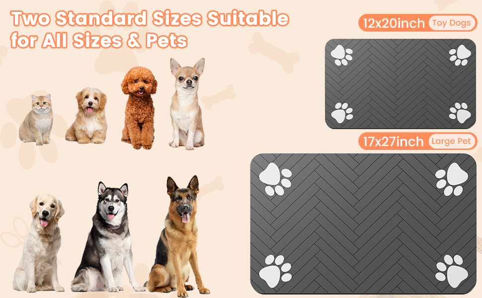dog food mat